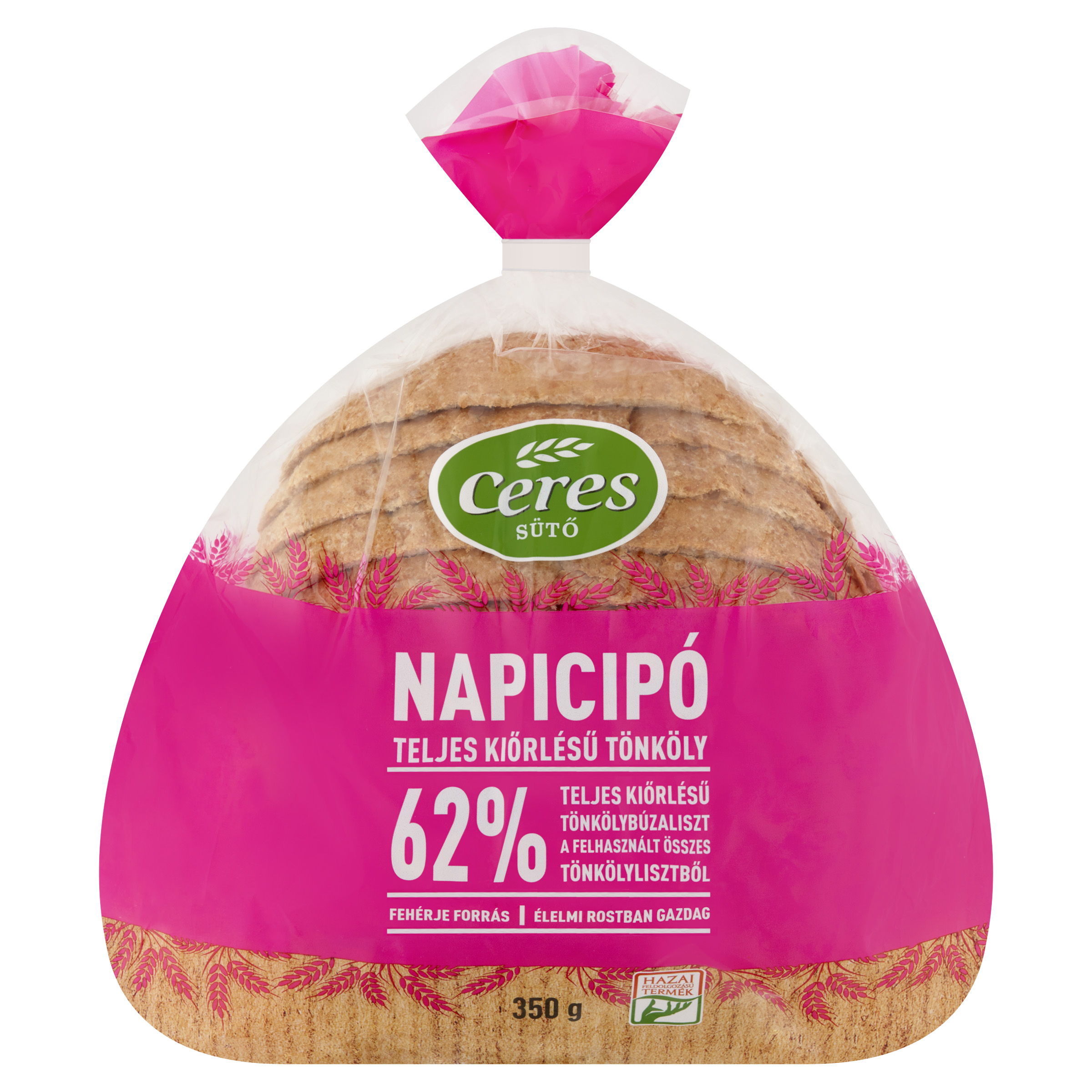 Napicipó teljes kiőrlésű tönkölykenyér 350 g